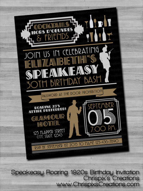 Roaring 20's / 1920's / Gastby / Birthday Roaring 20's Birthday Party